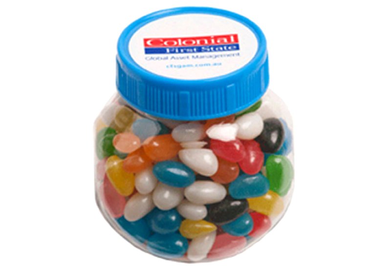 Plastic Jar with Jelly Beans