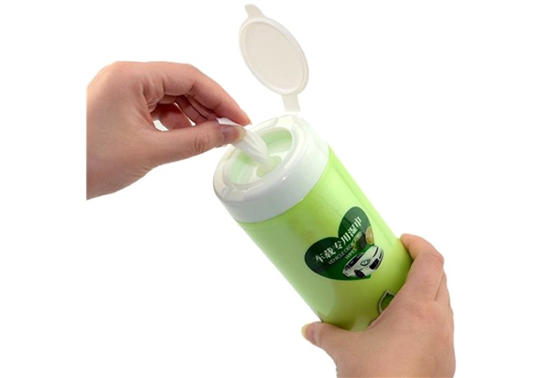 Cylindrical Wet Wipes