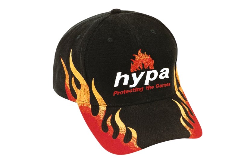 Brushed Heavy Cotton Cap With Double Flame Embroidery