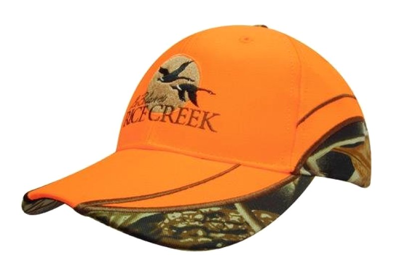 Luminescent Cap with Leaf Camouflage Inserts