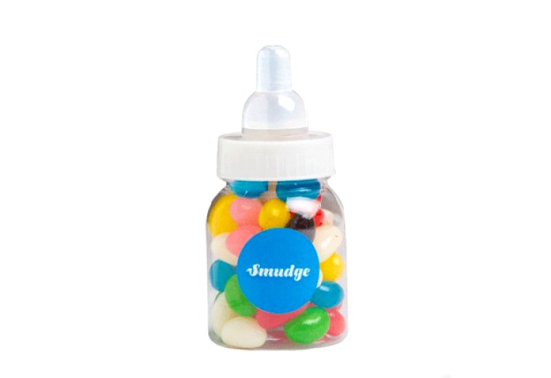 Baby Bottle Filled with Jelly Beans