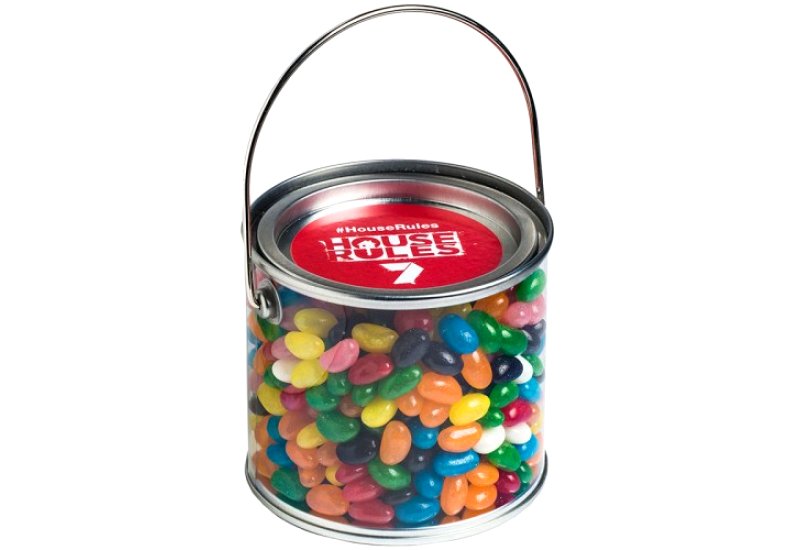 Medium PVC Bucket filled with Jelly Beans