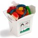 White Cardboard Noodle Box with Mixed Lollies