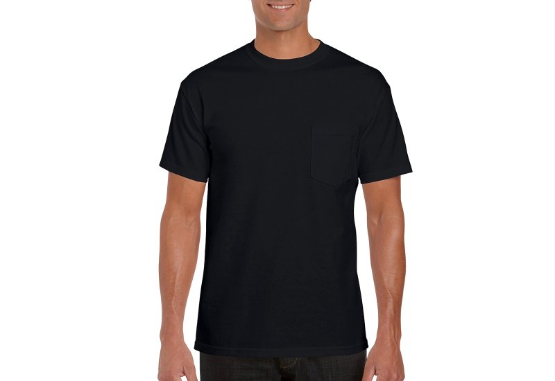 Gildan Mens Classic Short Sleeve T-Shirt with Pocket