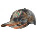 Leaf Print Camouflage with Laminated Two Tone Visor