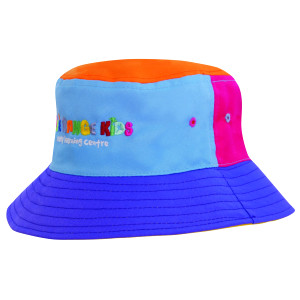 Breathable Poly Twill Childs Bucket Hat  