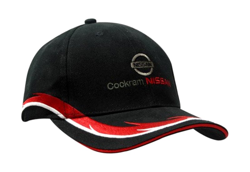 Brushed Heavy Cotton Crown & Peak Embroidery