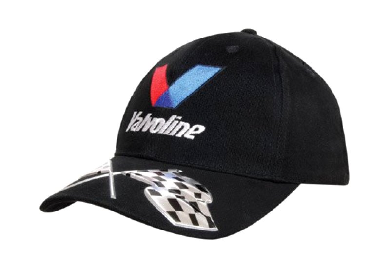 Brushed Heavy Cotton Cap with Liquid metal flags