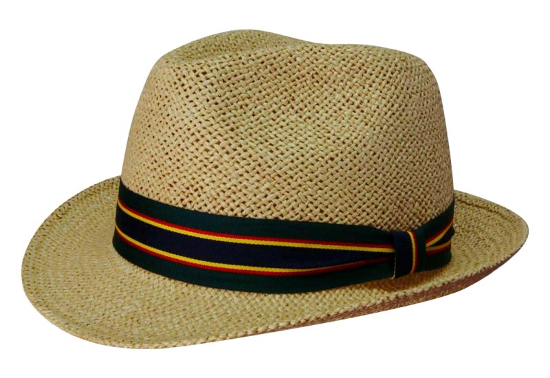 Natural Fedora Style String Straw Hat