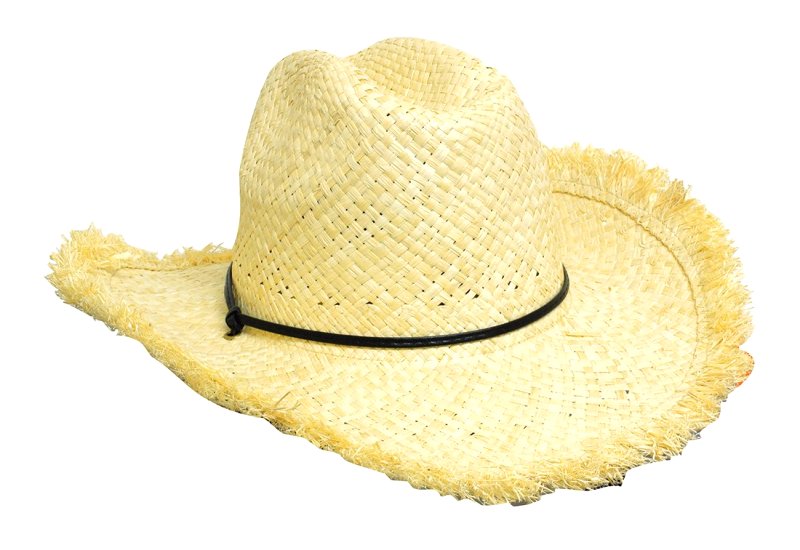 Frayed Edge Cowboy Straw Hat