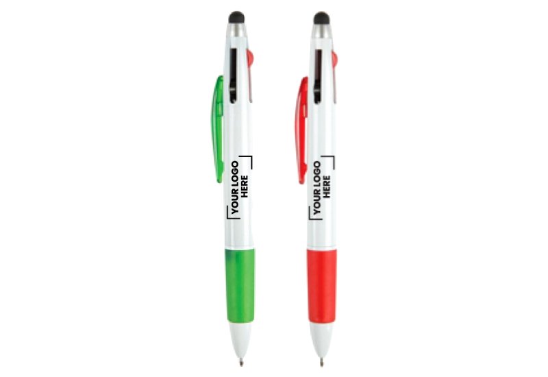 Tri Colour Stylus Pen