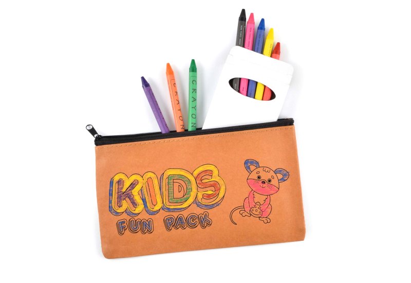 Pencil Case and Crayon Set