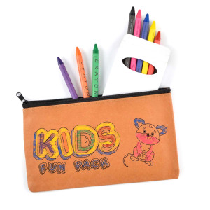 Pencil Case and Crayon Set 