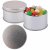 Assorted Colour Mini Jelly Beans in Silver Round Tin  Image #2
