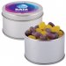 Corporate Colour Mini Jelly Beans in Silver Round Tin  Image #1