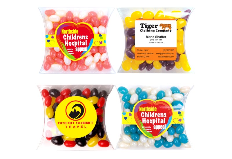Corporate Colour Mini Jelly Beans in Pillow Pack  Image #1