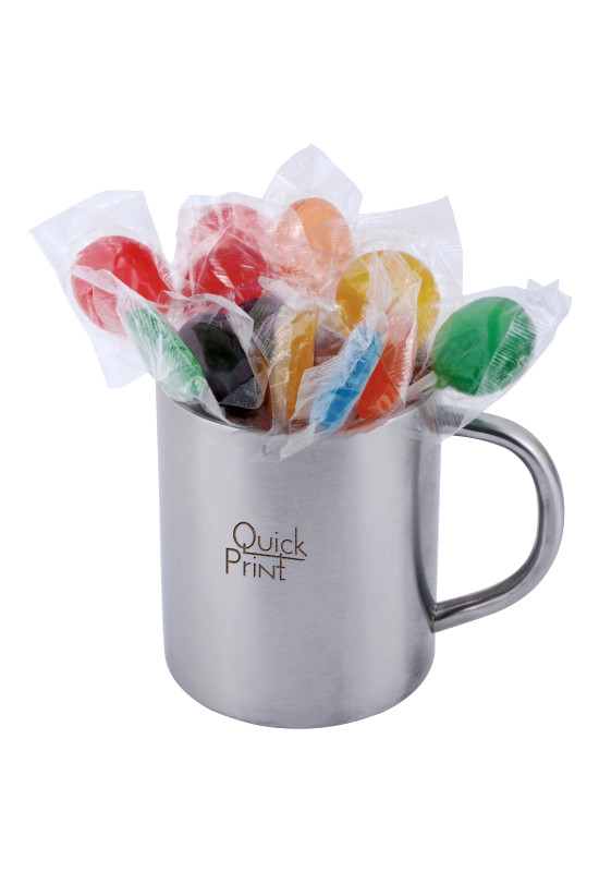 Assorted Colour Lollipops in Java Mug  Image #1 