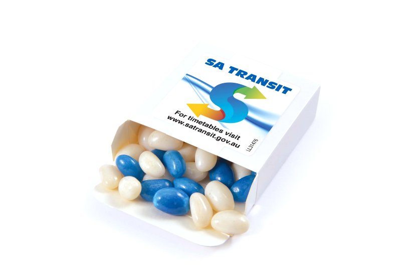 Corporate Colour Jelly Beans in 50 gram Box   Image #1
