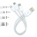 3 in 1 Combo USB Cable - Micro, 8 Pin, Type C  Image #1