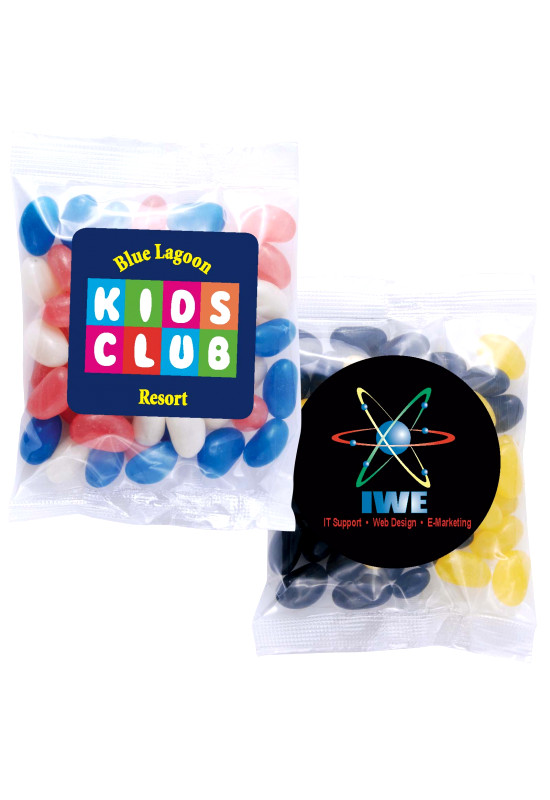 Corporate Colour Mini Jelly Beans in 50 Gram Cello Bag  Image #1 