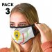 3 Pack - Shield Face Masks