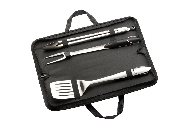 3 Piece Stainless Steel BBQ Set  Image #1