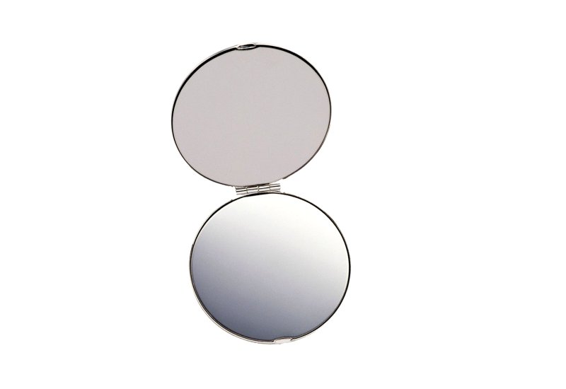 Silver Compact Mirror  Image #1