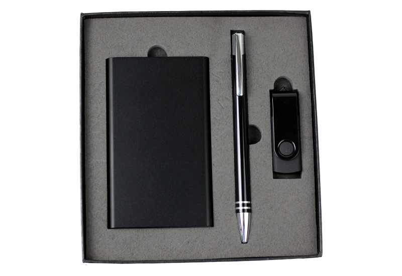 Gift Set - USB in 4G + Power Bank + Cable + Pen  Image #1