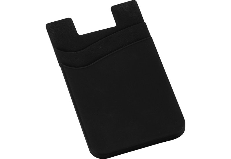 Dual Pocket Slim Silicone Phone Wallet  Image #2