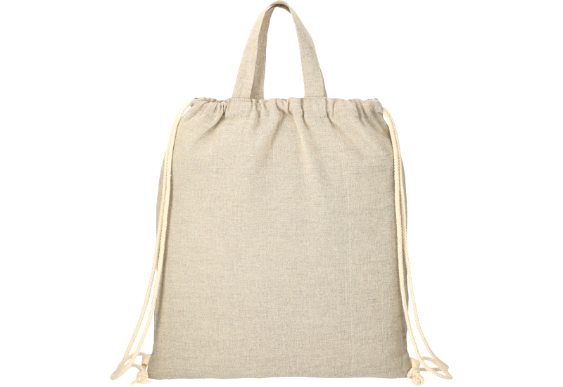Recycled 4oz Cotton Drawstring Bag  Image #1