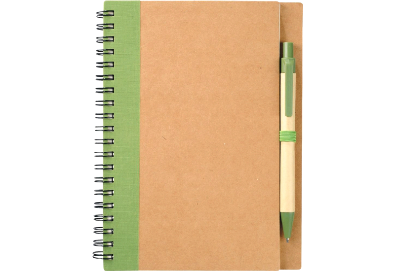 The Eco Spiral Notebook with Pen  Image #1