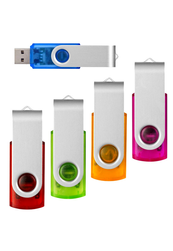 Rotate USB Flash Drive - Transparent  Image #1 