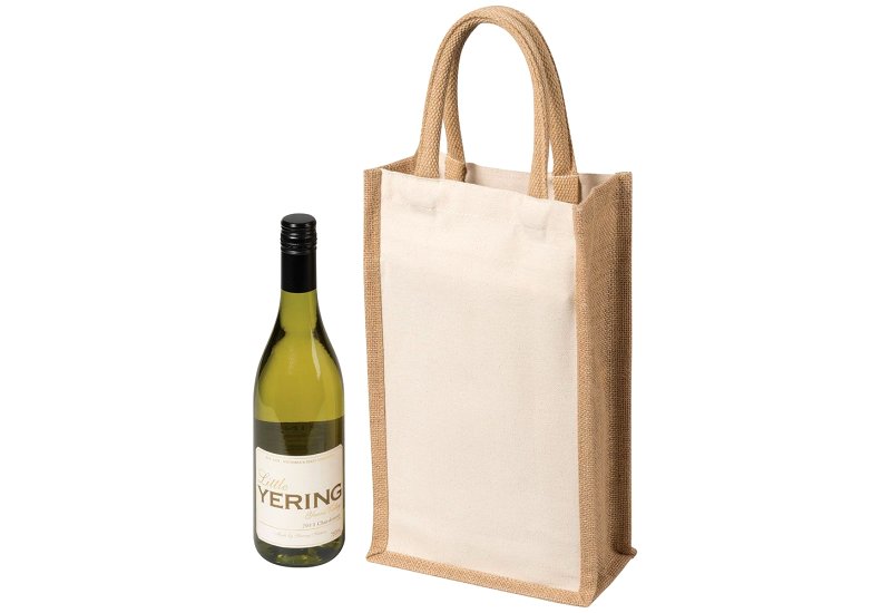 Two Bottle Canvas Wine Carrier  Image #1