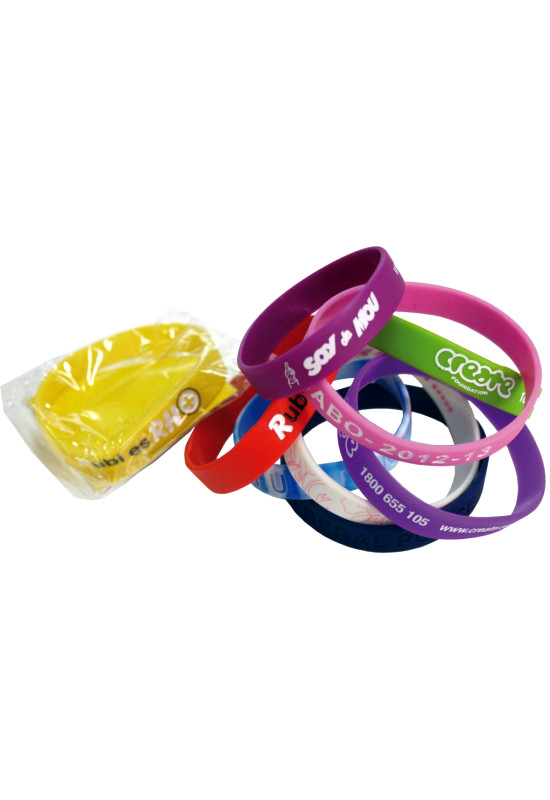 Standard 12mm Silicon Wristbands  Image #1 