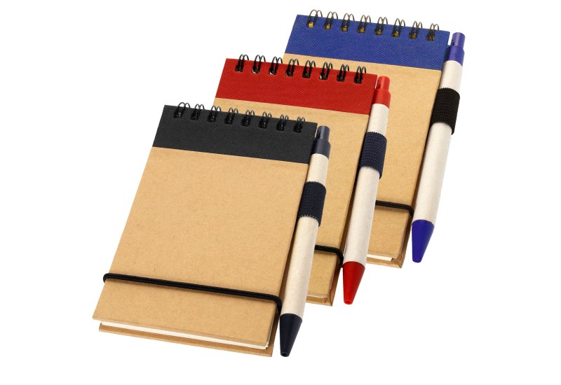 jotter with pen