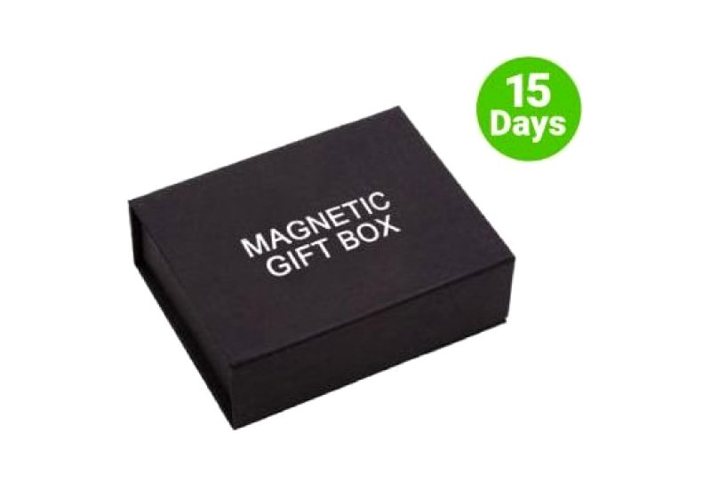 Black Gift Box: Magnetic