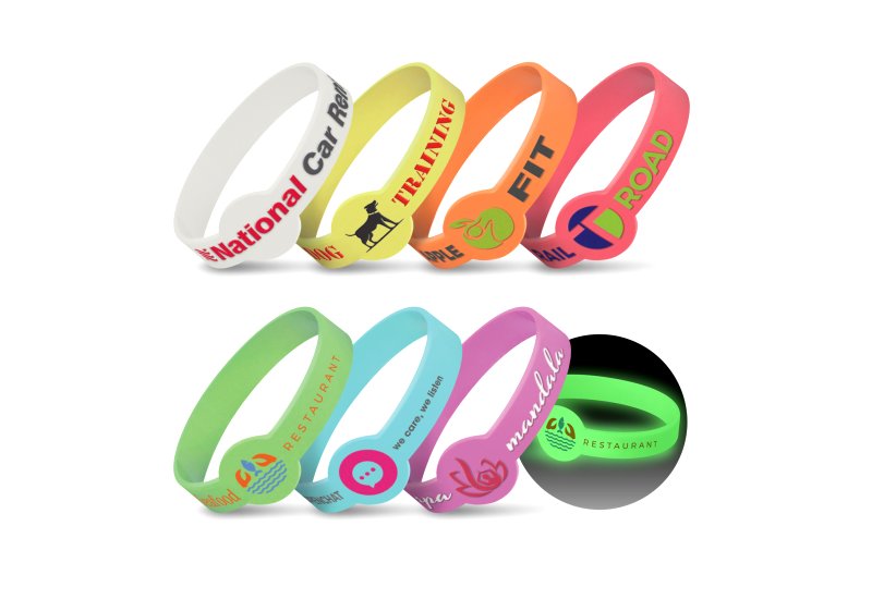 Xtra Silicone Wrist Band - Glow in the Dark  Image #1