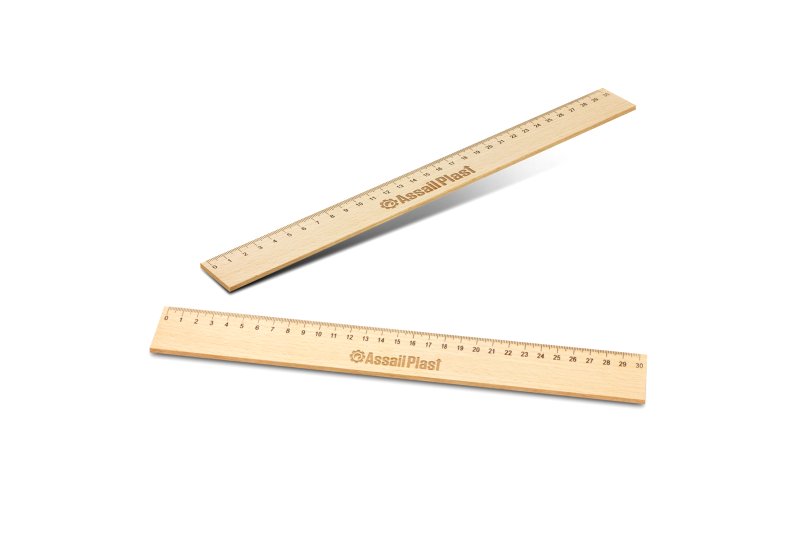 Wooden 30cm Ruler  Image #1