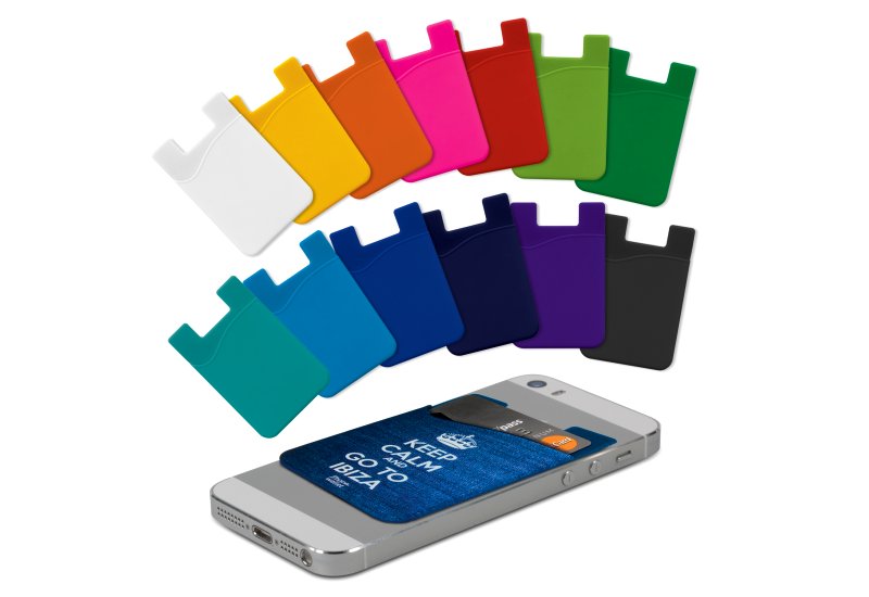 Silicone Phone Wallet - Full Colour  Image #1