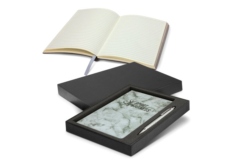 Marble Notebook and Pen Gift Set  Image #1