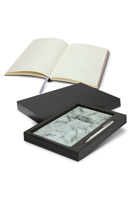 Marble Notebook and Pen Gift Set  Image #1 