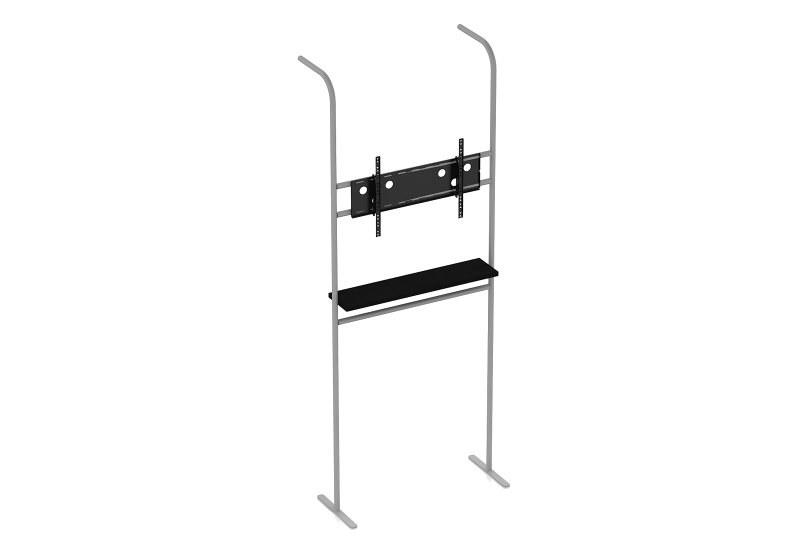 Monitor Mount & Shelves Stand