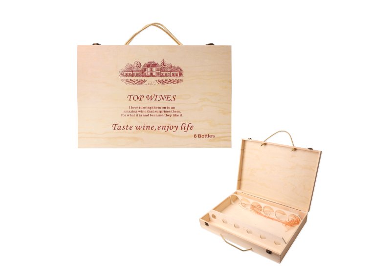 Vintage Wooden Wine Box